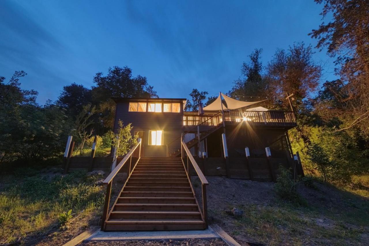 Rivers Breeze Relaxing Riverside Cabin With Private Suite Kayaks Healdsburg Exteriér fotografie